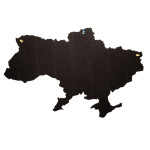 Панель для патчів «Мапа України» Brand Element, 47х30 см. Чорний Панель для патчів «Мапа України» Brand Element, 47х30 см. Чорний