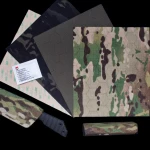 Наклейки камуфляжные Hexagon Malva, 24 х 28 см. Cordura 1000D. Мультикам 5