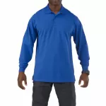 Футболка Поло тактична з довгим рукавом "5.11 Tactical Professional Polo - Long Sleeve" Academy Blue