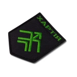 Шеврон (нашивка) Хартія на липучці, 8.5х7 см. Чорно-зелений 3 Шеврон (нашивка) Хартія на липучці, 8.5х7 см. Чорно-зелений 3