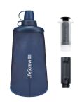 Пляшка-фільтр для води LifeStraw Peak Squeeze, 650 мл, Mountain Blue 3 Пляшка-фільтр для води LifeStraw Peak Squeeze, 650 мл, Mountain Blue 3