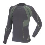 Термофутболка з довгим рукавом дитяча Accapi Polar Bear, Black/Lime