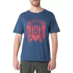 Футболка з малюнком "5.11 Tactical Patriot Shield" Navy Heather