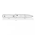 Тактичний ніж Штурмовик Blade Brothers Knives з чорним полімерним покриттям 5 Тактичний ніж Штурмовик Blade Brothers Knives з чорним полімерним покриттям 5