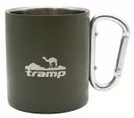 Термокружка з карабином Tramp 350 мл UTRC-122-olive, олива