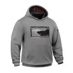 M-Tac кофта Hoodie Чорні Запорожці бавовна Hard, Світло-сірий 3