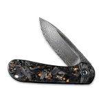 Ніж складаний Civivi Elementum Damascus Carbon Fiber Чорний, сірий 4 Ніж складаний Civivi Elementum Damascus Carbon Fiber Чорний, сірий 4