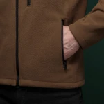 Флисовая кофта Ukrarmor Patrol Pullover Fleece Coyote. Polyester, windproof 4 Флисовая кофта Ukrarmor Patrol Pullover Fleece Coyote. Polyester, windproof 4
