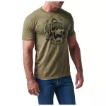 Футболка з малюнком "5.11 Tactical Vaer All Tio Klar" Military Green