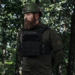 Передняя панель на плитоноске PRO. Cordura 1000. Черный 3