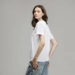 Жіноча футболка Only for women без логотипу. Білий 3 Жіноча футболка Only for women без логотипу. Білий 3