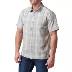 Сорочка тактична "5.11 Tactical® Nate Short Sleeve Shirt" Titan Grey Plaid 3