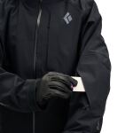 Гірськолижна жіноча мембранна куртка Black Diamond W Recon Stretch Shell, Black 11 Гірськолижна жіноча мембранна куртка Black Diamond W Recon Stretch Shell, Black 11
