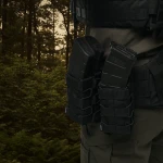 Двойной подсумок под магазины АК/АR (тканевый). Черный 3 Двойной подсумок под магазины АК/АR (тканевый). Черный 3