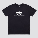 Футболка Alpha Industries Basic Logo Tee. Черный 4 Футболка Alpha Industries Basic Logo Tee. Черный 4