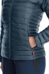 Жіночий легкий пуховик Rab Microlight Jacket Wmns, Steel 2 Жіночий легкий пуховик Rab Microlight Jacket Wmns, Steel 2