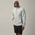 Куртка демісезонна 5.11 Tactical® "PT-R® Arrive Hybrid Full Zip Hoodie" Pearl Grey 2