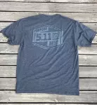 Футболка "5.11 Purpose Built Tee" CHARCOAL HEATHER 3