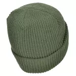 Шапка акриловая грубой вязки "Beanie Cap" Olive 12