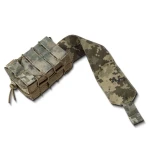Двойной закрытый подсумок с клапаном под магазины АК/АR. Пиксель (мм-14). 4