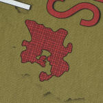 Футболка с рисунком "Make Again" Olive Drab 6 Футболка с рисунком "Make Again" Olive Drab 6
