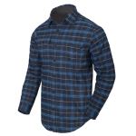Сорочка HELIKON-TEX Greymen Shirt Deep Синя Plaid