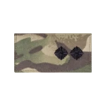 Погон ЗСУ лейтенант (чорна нитка, на липучці). Мультикам