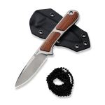 Ніж фіксований тактичний Civivi Mini Elementum Nitro-V Guibourtia Wood, коричневий 3 Ніж фіксований тактичний Civivi Mini Elementum Nitro-V Guibourtia Wood, коричневий 3