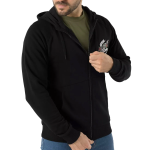 Зіп-худі Helikon-Tex Come and take it Hoodie - Fullzip. Black 4