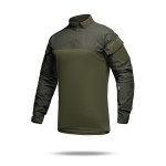 Тактическая рубашка Core Combat Shirt, длинный рукав, комбинированные материалы. Олива