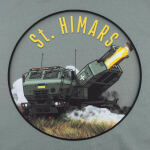 Футболка з малюнком "HIMARS" Foliage Green 3 Футболка з малюнком "HIMARS" Foliage Green 3