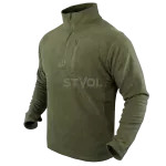 Кофта Condor Свитер флисовый Quarter Zip, розмір XL, Олива
