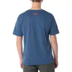 Футболка з малюнком "5.11 Tactical Patriot Shield" Navy Heather 2 Футболка з малюнком "5.11 Tactical Patriot Shield" Navy Heather 2
