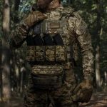 Одинарний підсумок під магазин АК, пластикова основа. MOLLE інтерфейс. Піксель (ММ-14) 8 Одинарний підсумок під магазин АК, пластикова основа. MOLLE інтерфейс. Піксель (ММ-14) 8