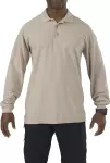 Поло з довгим рукавом "5.11 UTILITY LONG SLEEVE POLO" Silver Tan