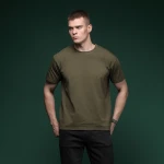 Комплект футболок Basic Military T-shirt без логотипа. Материал Cottone/Elastane, олива 2 Комплект футболок Basic Military T-shirt без логотипа. Материал Cottone/Elastane, олива 2