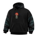 Худі M-Tac Hoodie Two samurai Oversize бавовна Hard, Чорний 2 Худі M-Tac Hoodie Two samurai Oversize бавовна Hard, Чорний 2