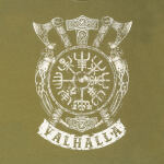 Футболка з малюнком "Valhalla Logo" Olive Drab 3 Футболка з малюнком "Valhalla Logo" Olive Drab 3