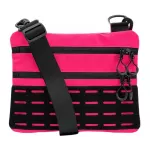 Тактическая мужская сумка через плечо HardKit RoKit Pink Black M с MOLLE и велкро 2