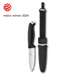 Ніж Victorinox Venture, чорний, клинок 105 мм, сталь Sandvik 14C28N 2