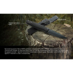 Ніж Ganzo G806BW-BK. Нержавіюча сталь. Чорний 6