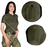 Поло жіноче тактичне Pani Army ID LT Camotec. Олива 3 Поло жіноче тактичне Pani Army ID LT Camotec. Олива 3