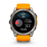 Смарт-годинник Garmin Fenix 8, 51mm, AMOLED, Saph. Ti/Bare/Grpht, SparkOrg/GrphtBd, GPS 9 Смарт-годинник Garmin Fenix 8, 51mm, AMOLED, Saph. Ti/Bare/Grpht, SparkOrg/GrphtBd, GPS 9