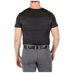 Футболка-кобура 5.11 Tactical "CAMS Short Sleeve Baselayer" Black 4