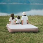 Самонадувний матрац тримісний Naturehike CNK2450WS040 із вбудованою помпою сірий 5