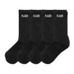 Шкарпетки тактичні "5.11 Tactical® Duty Ready Basic Crew Socks" (4 пари) Black