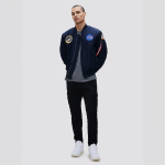 Куртка Alpha Industries NASA MA-1 Bomber Jacket. Синій 2
