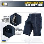 Шорти M-Tac Conquistador Flex Dark Темно, dark Navy Blue 4 Шорти M-Tac Conquistador Flex Dark Темно, dark Navy Blue 4