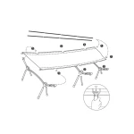 Кровать складная Naturehike ультралегкая NH19JJ006. Алюминий. Зеленый 7