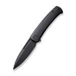 Ніж складаний Civivi Caetus Flipper Damascus / Carbon Fiber (8.8 см), чорний
